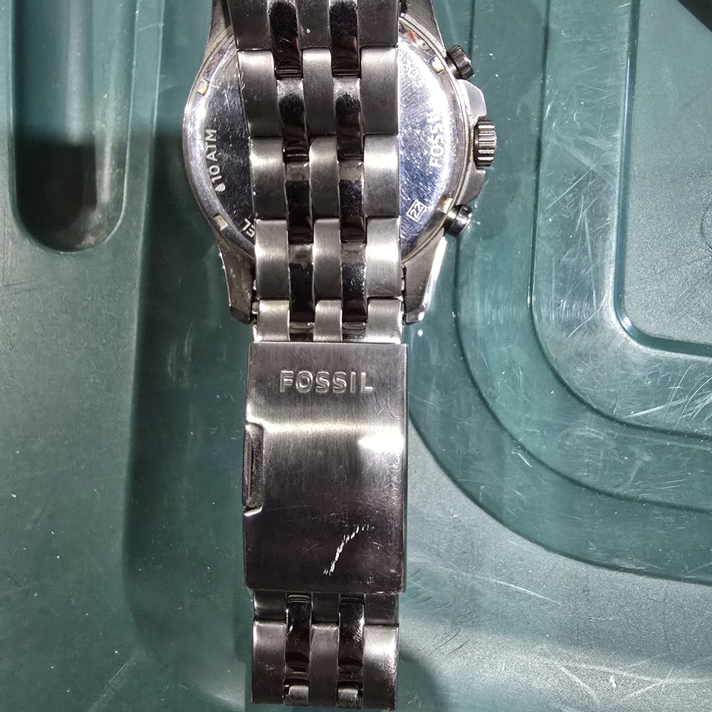 Fossil Blue and Black Chronograph Watch - Picture 2 of 3